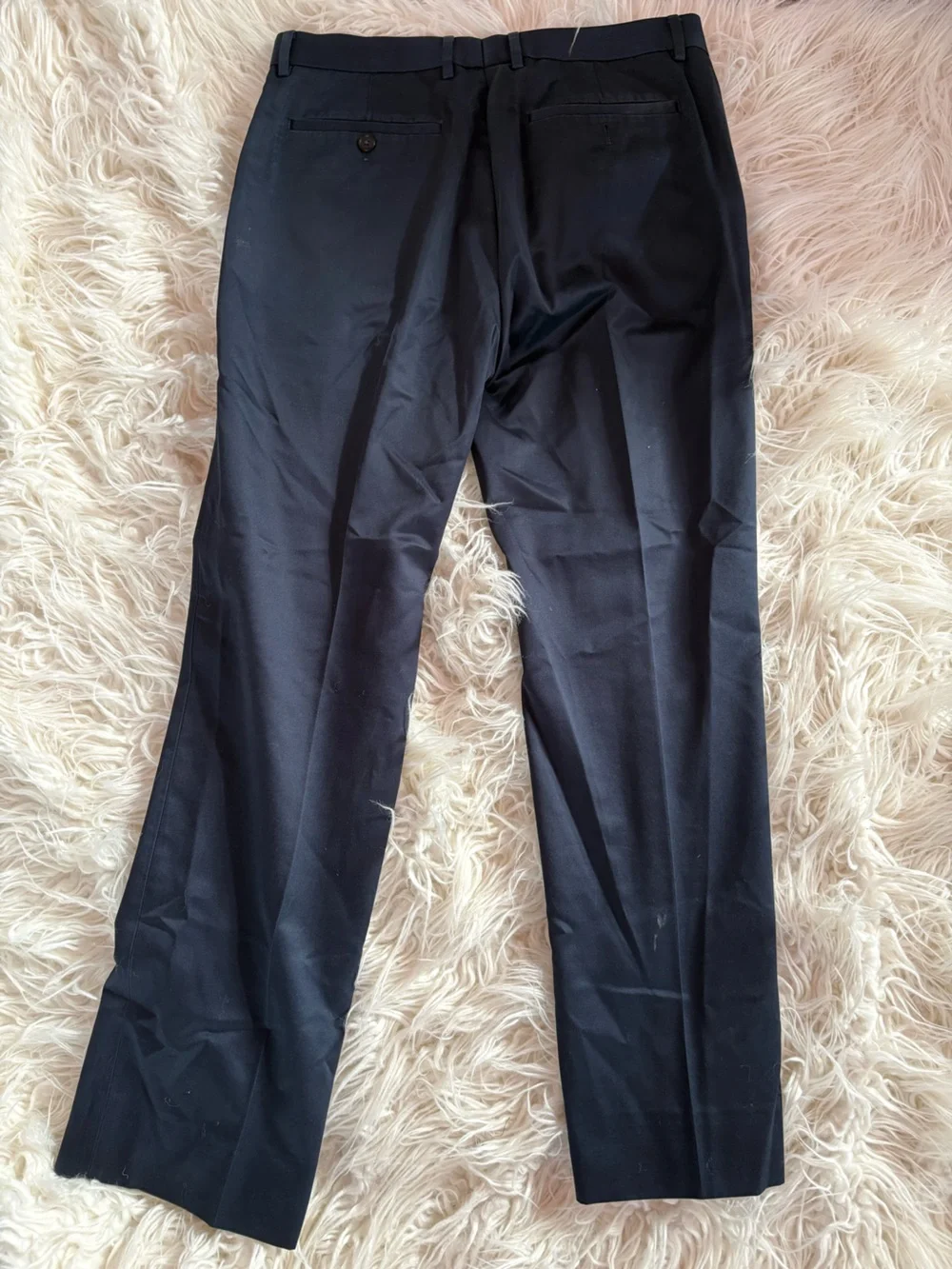 Banana Republic Tailored Slim Non-Iron Dress Pants Navy 32x32 Men’s